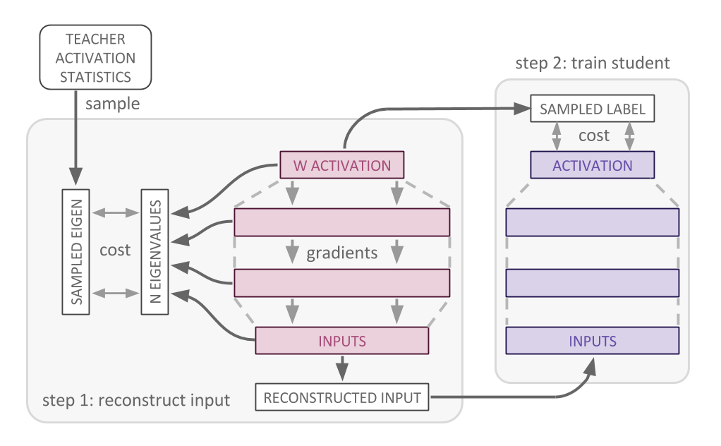 Spectral All Layers Input Reconstruction and Distillation Diagram