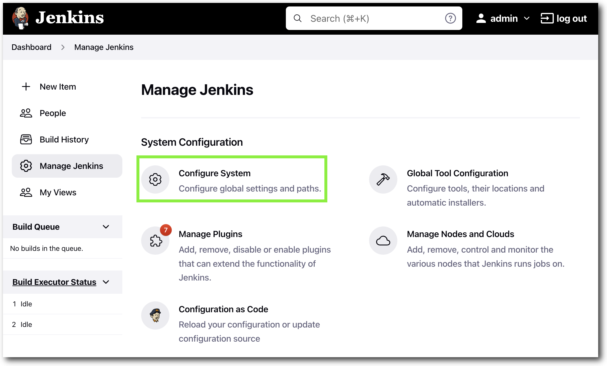 Configure-System