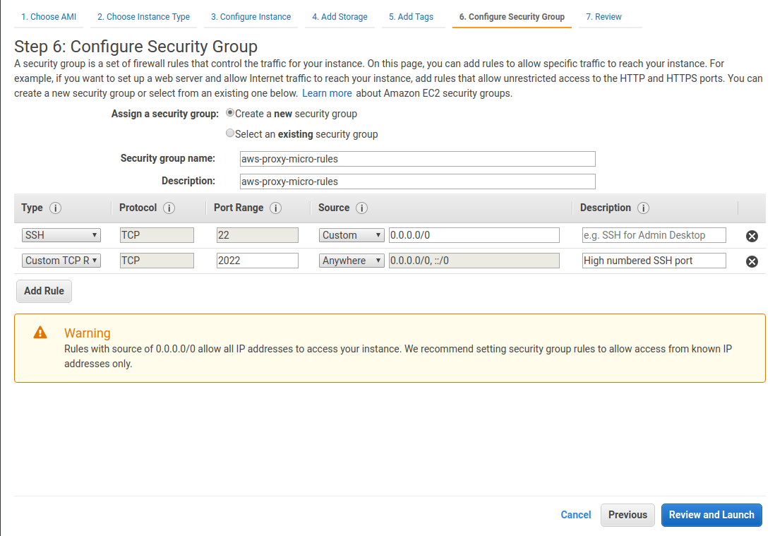 Firewall Rules