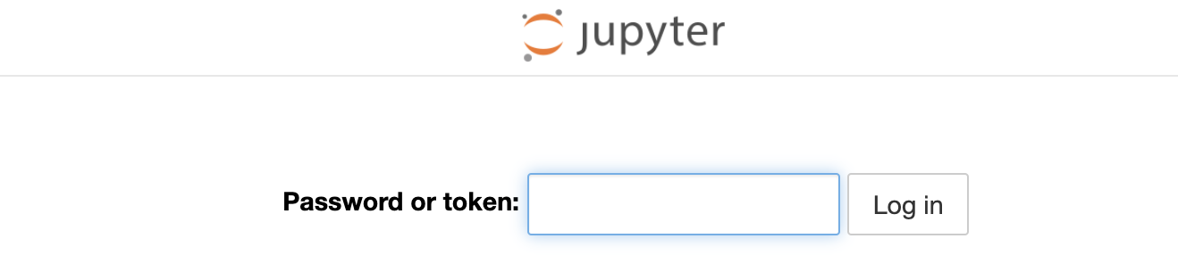 Jupyter token login