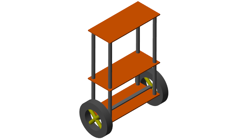 2-wheeled cart