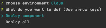 CLI first option