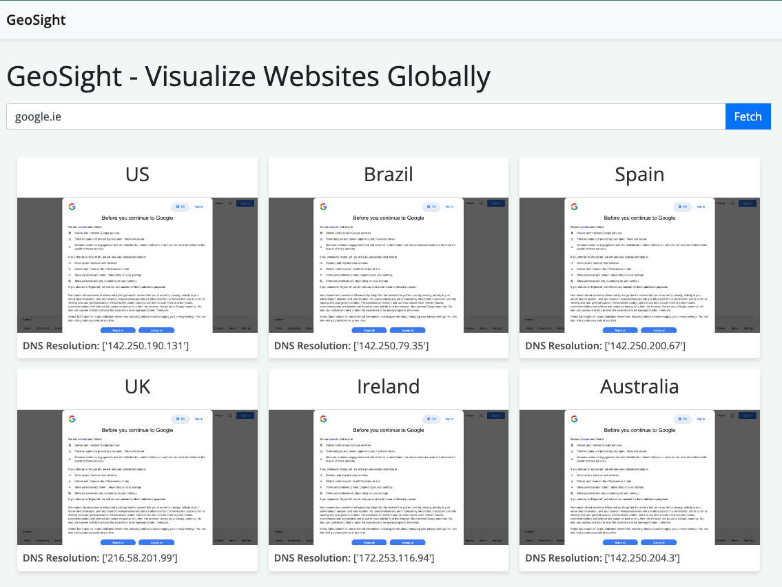 GeoSight Screenshot