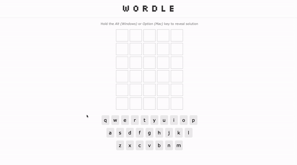react-wordle demo