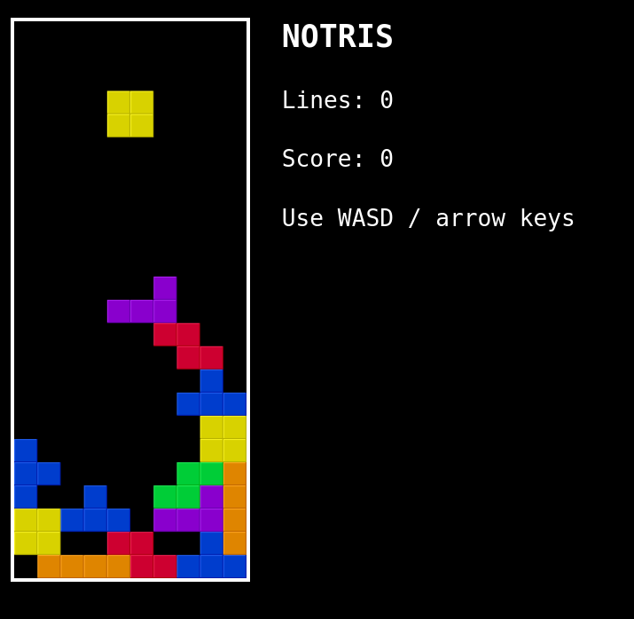 web version of tetris