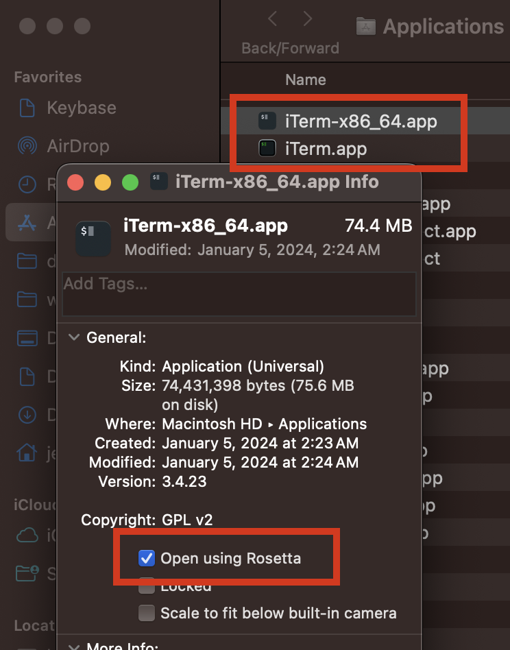 iTerm2 App Setup