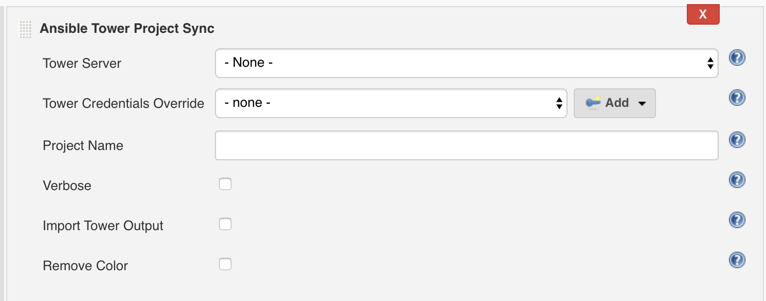 Project Sync Build Step