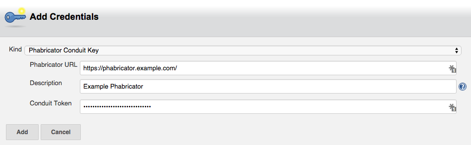 Configure Credentials