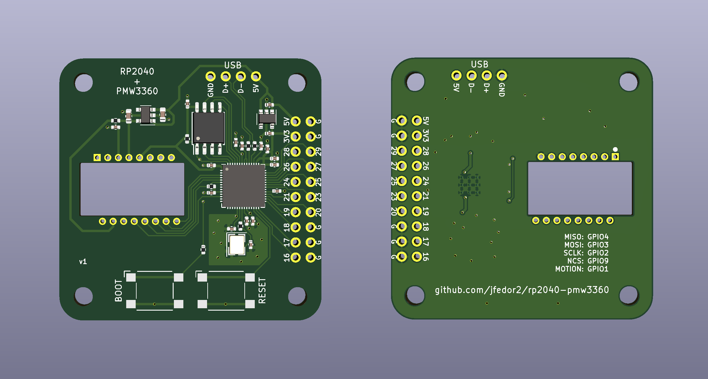 PCB render