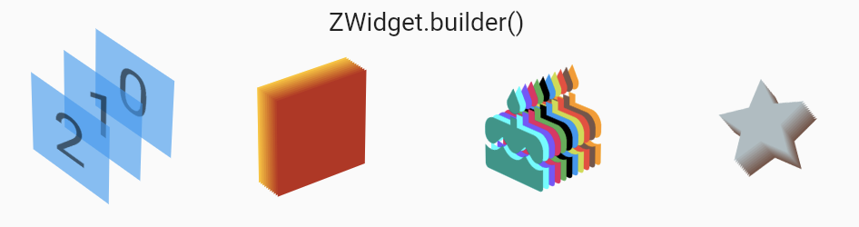 ZWidget builder examples