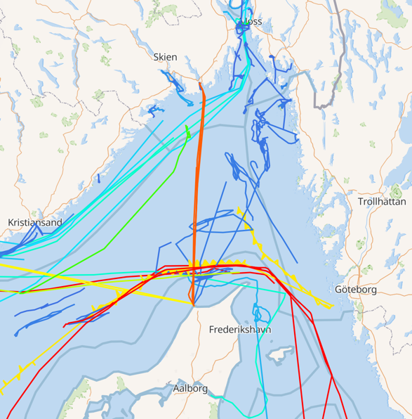 Kibana - Track map