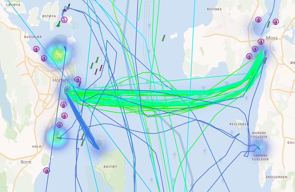 Kibana - Track map