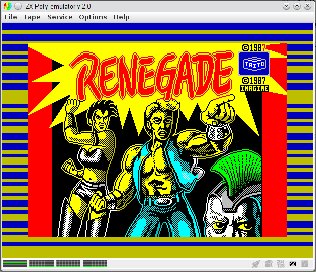 The Main Window of the Emulator