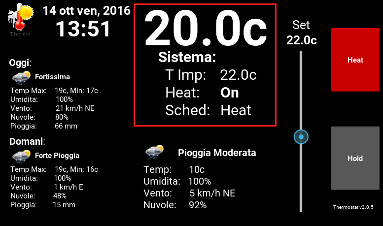 Thermostat - Touch Screen