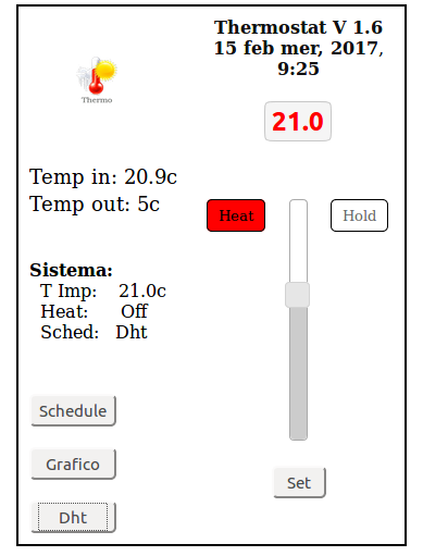 Thermostat - Web UI