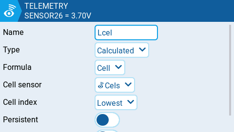 Calculated sensor