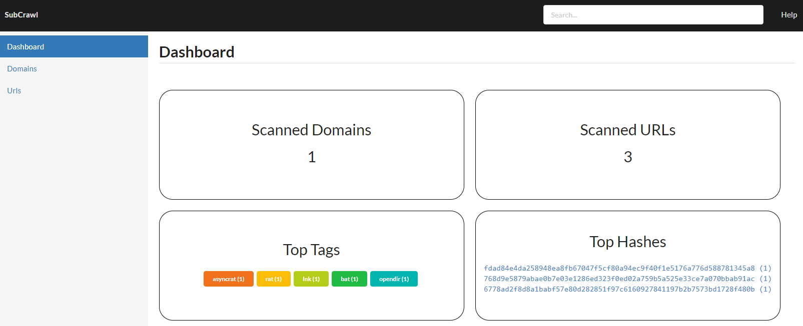 Web UI for SQLite storage module