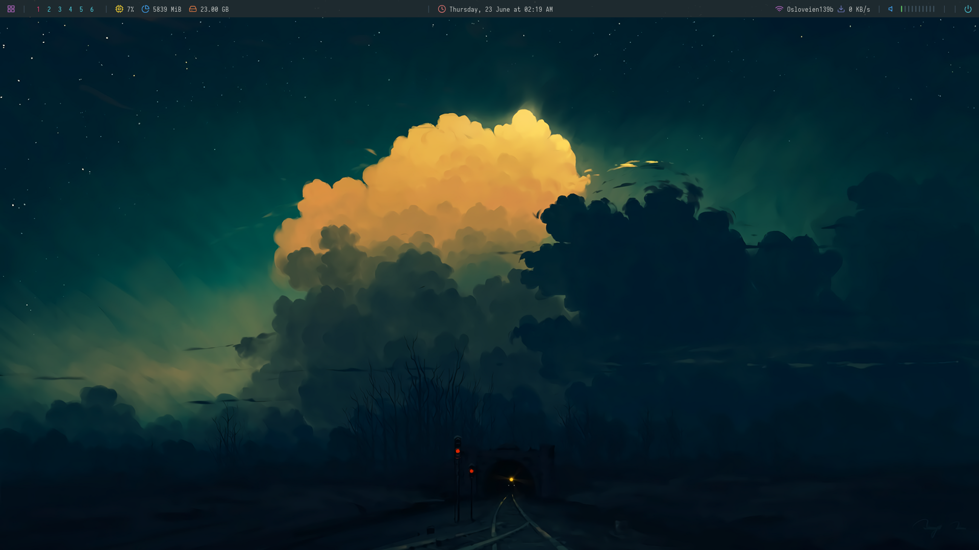 Empty-desktop