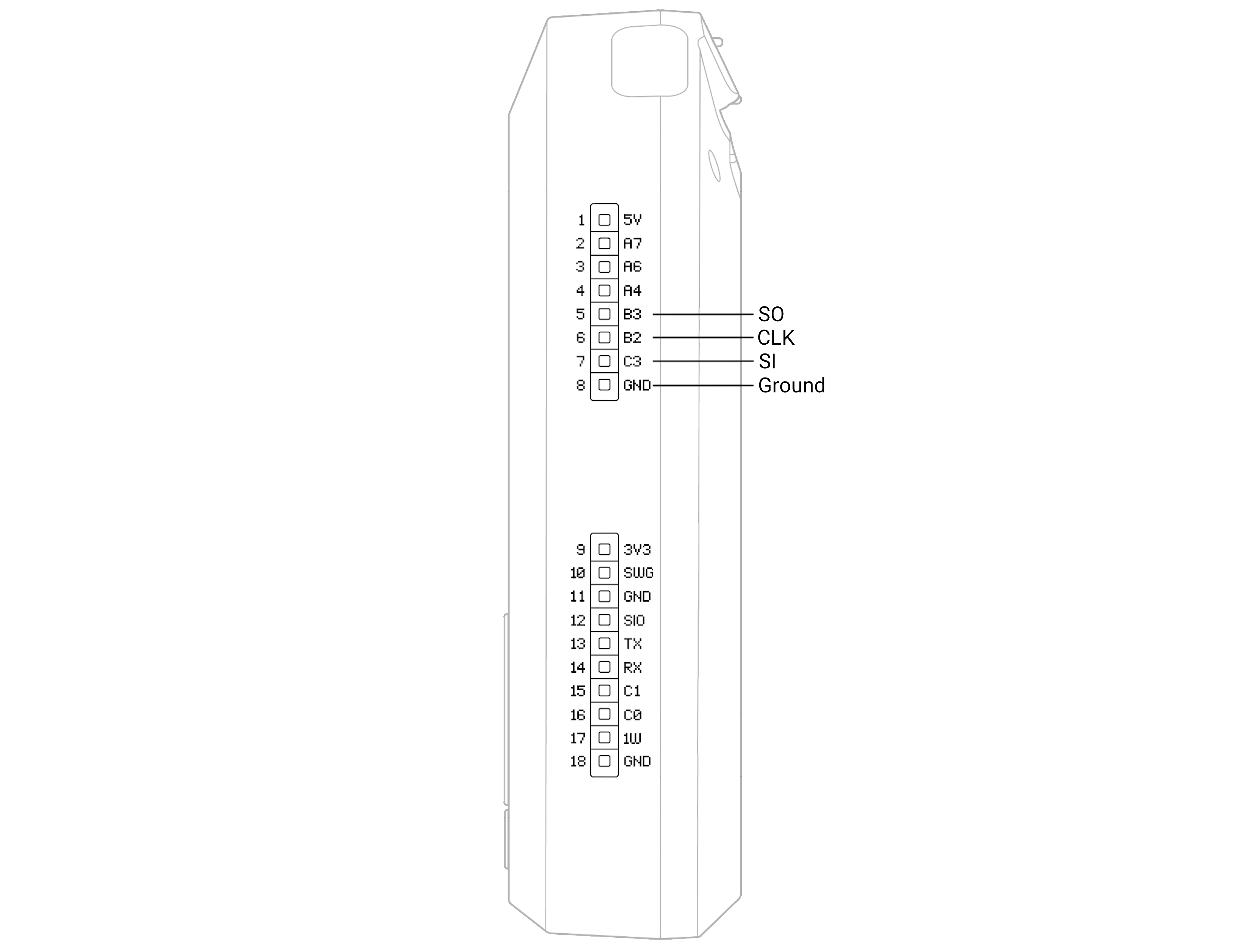 Connect Flipper Zero GPIO to Game Boy Pins