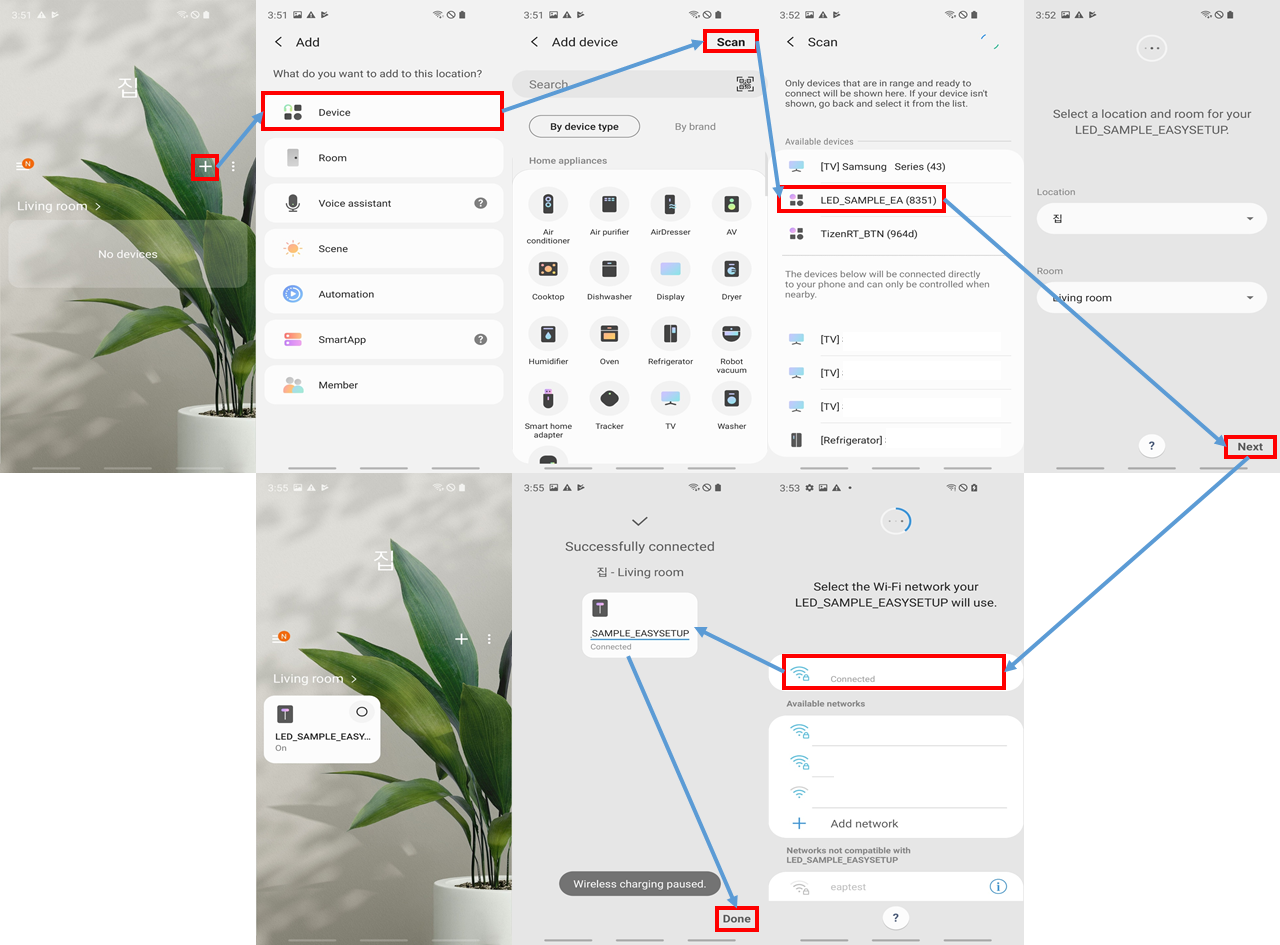 Workflow to develop STDK Things Device