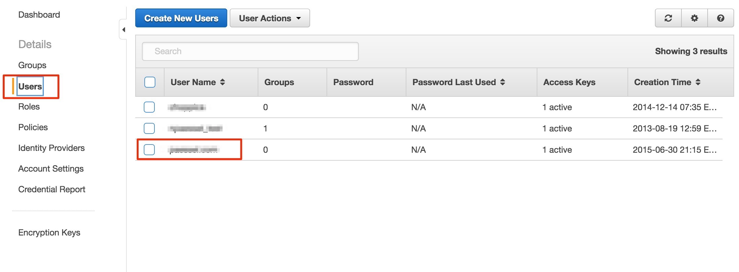 aws console third step