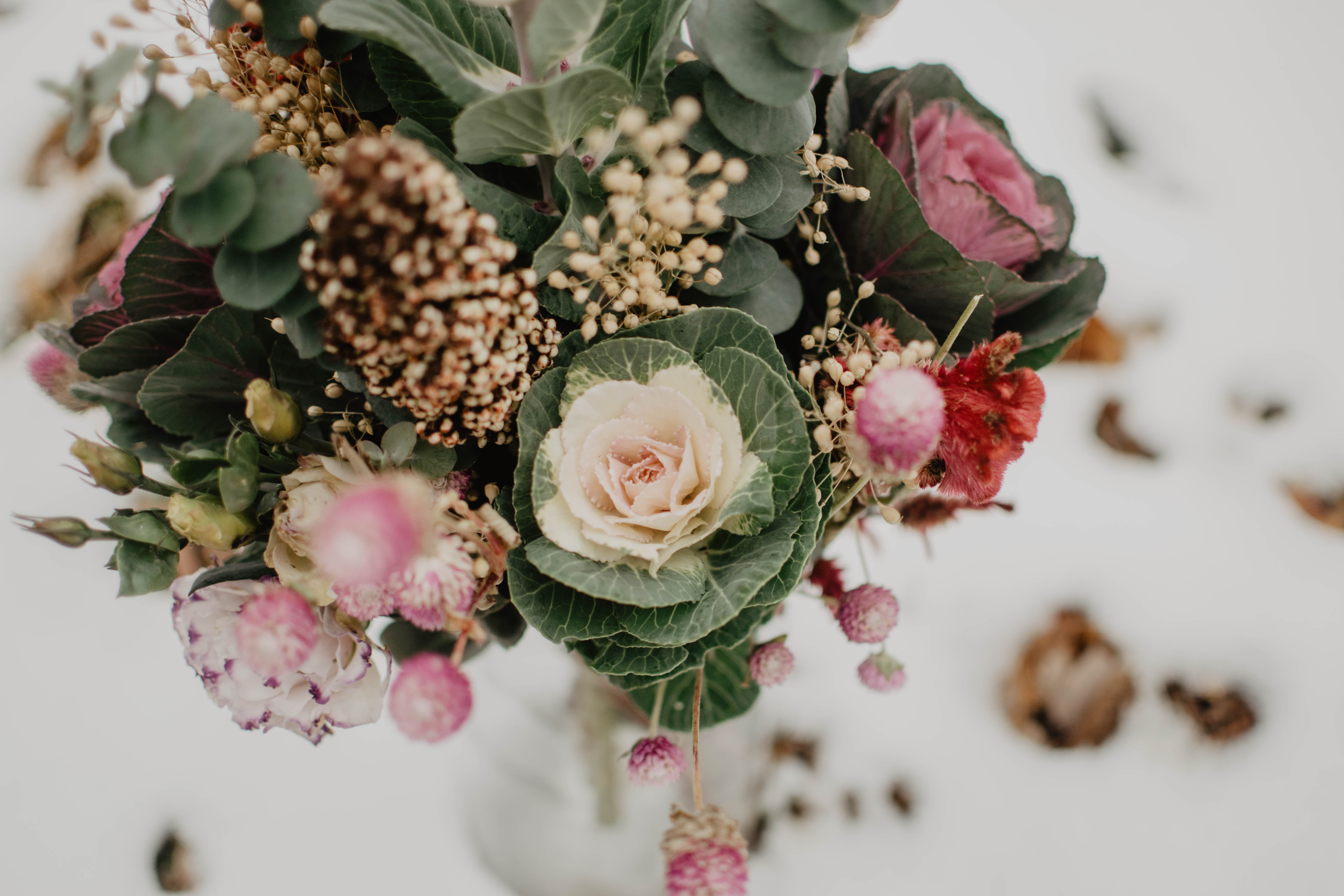 a_bouquet_of_flowers_in_a_vase