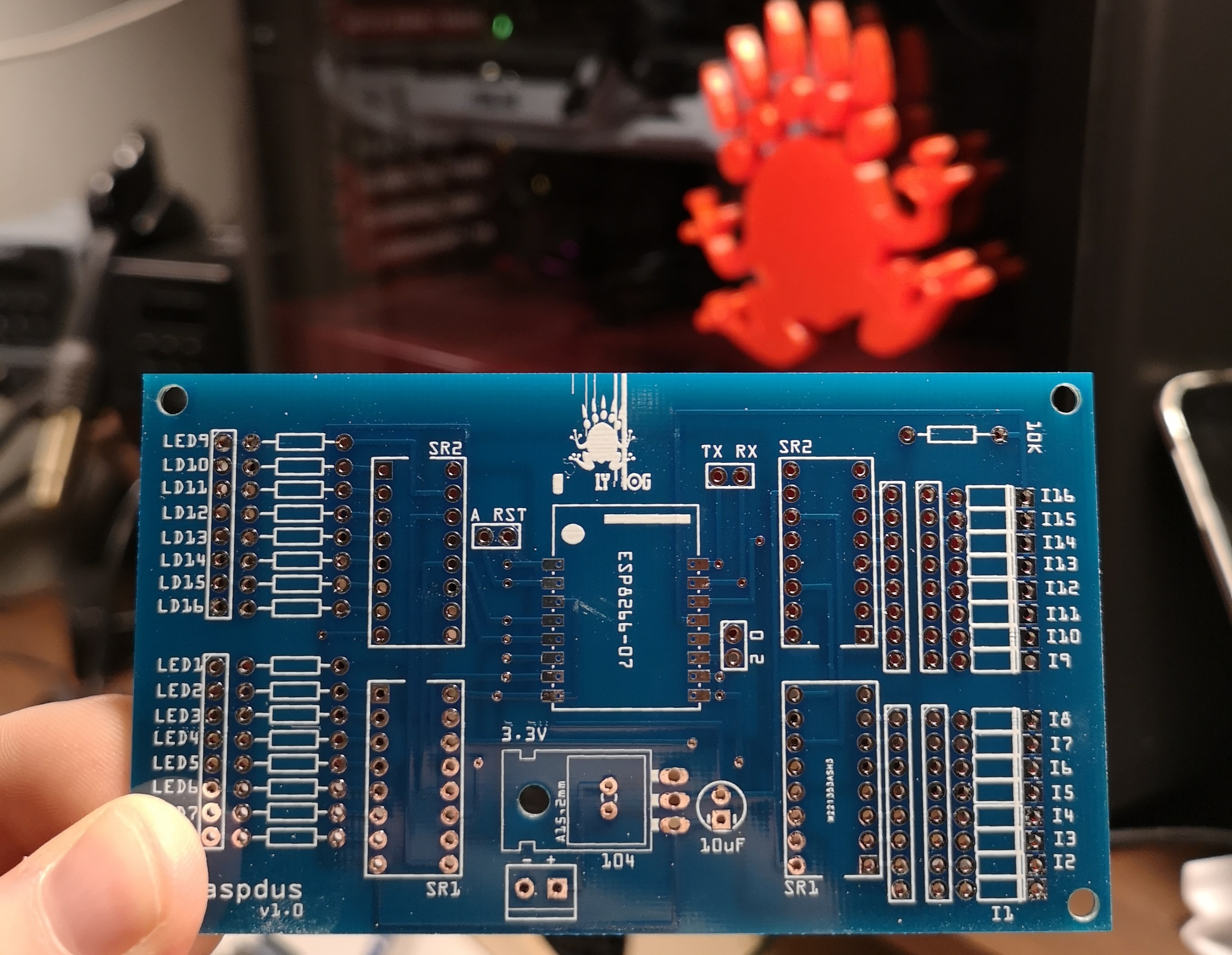 PCB circuit without components