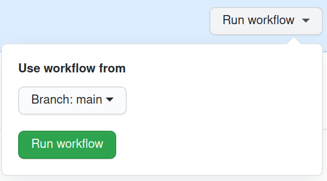 Run Workflow