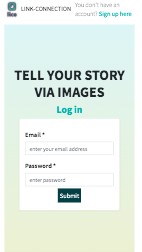 Image of login page