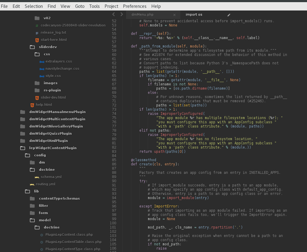 screenshot 3 lioshiTheme on sublime Text 3