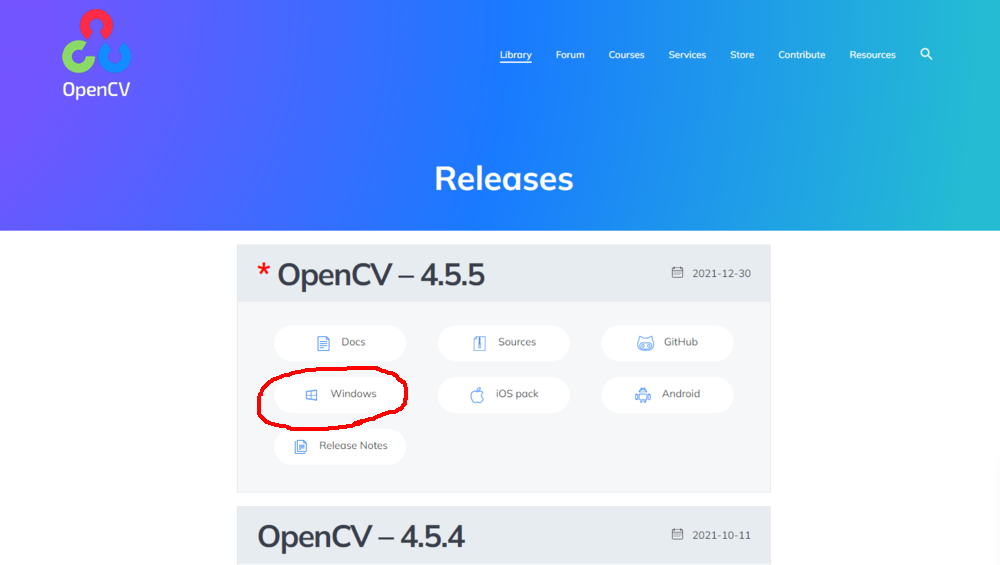 opencv_download_page