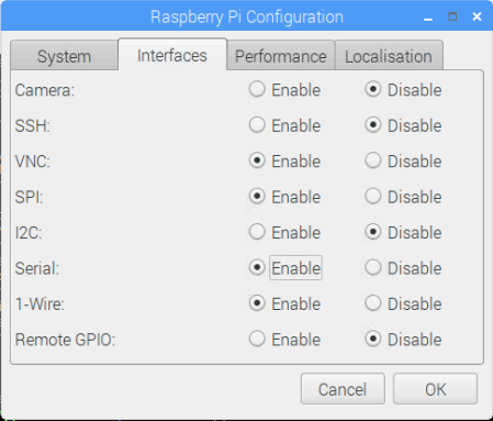 Raspberry Pi Config