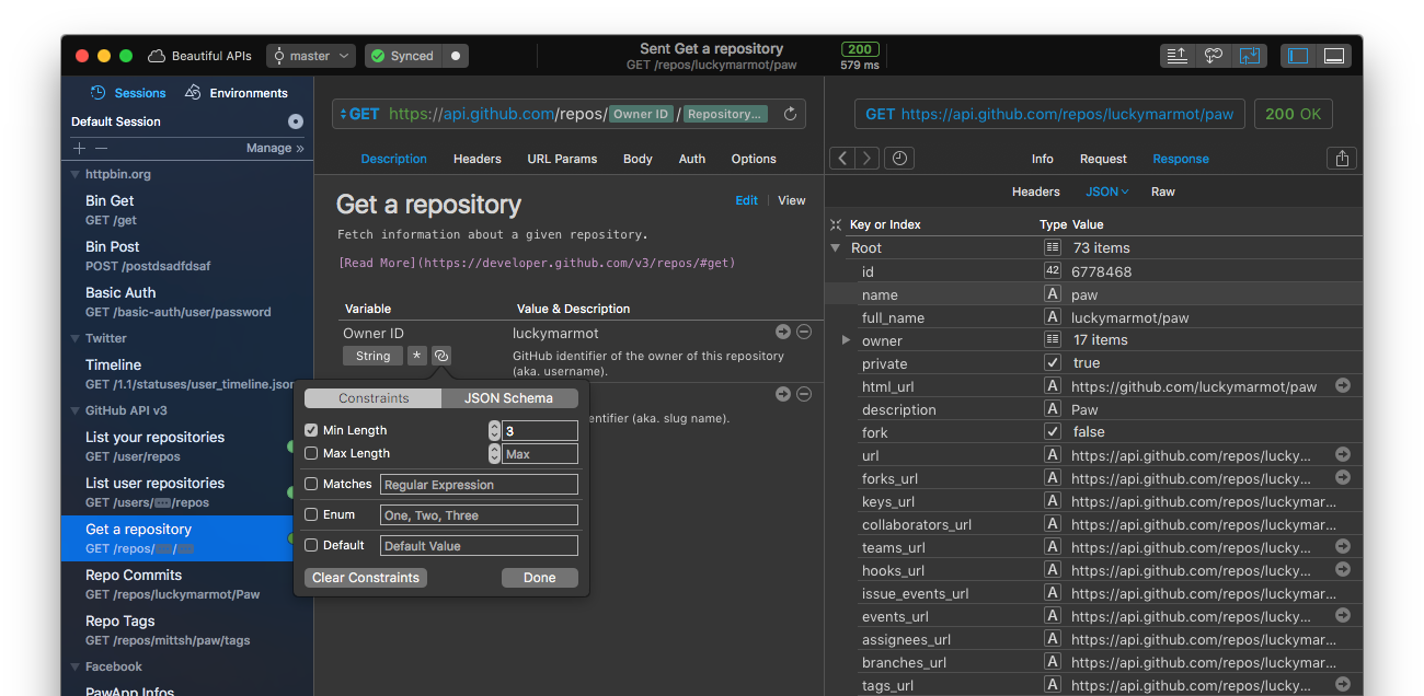 Paw HTTP Client