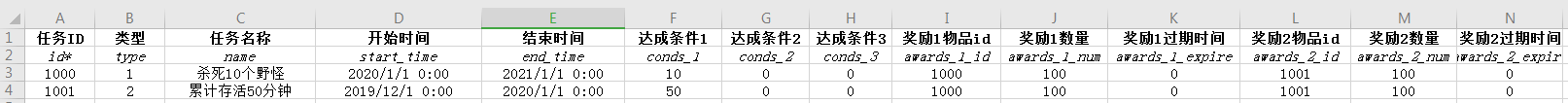 示例配置