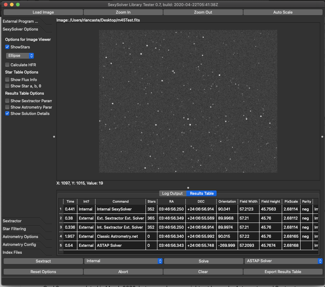 StellarSolver Solver