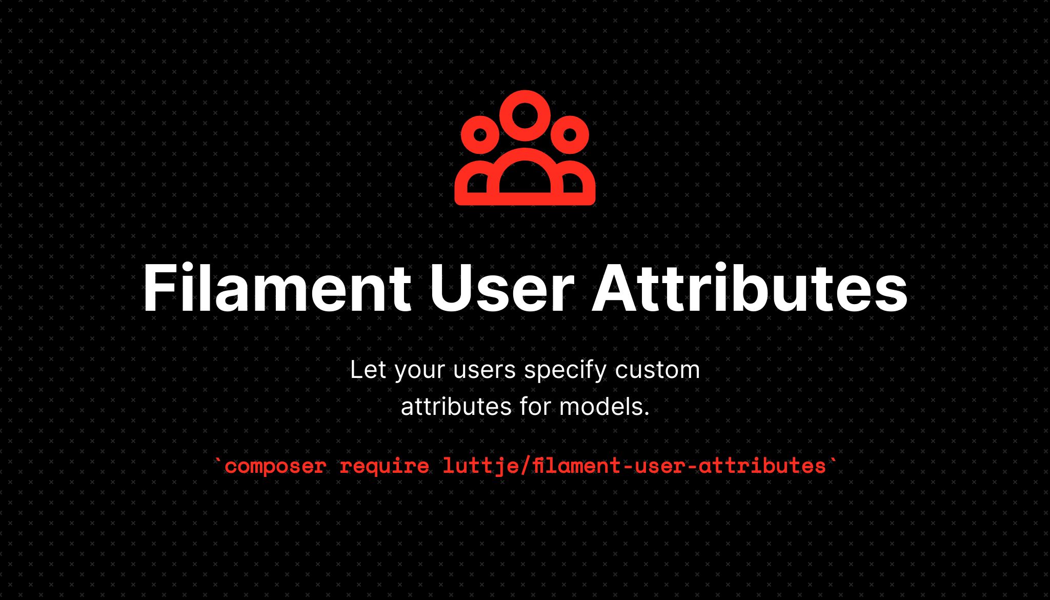 Filament User Attributes