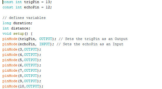 Arduino Pin Planning