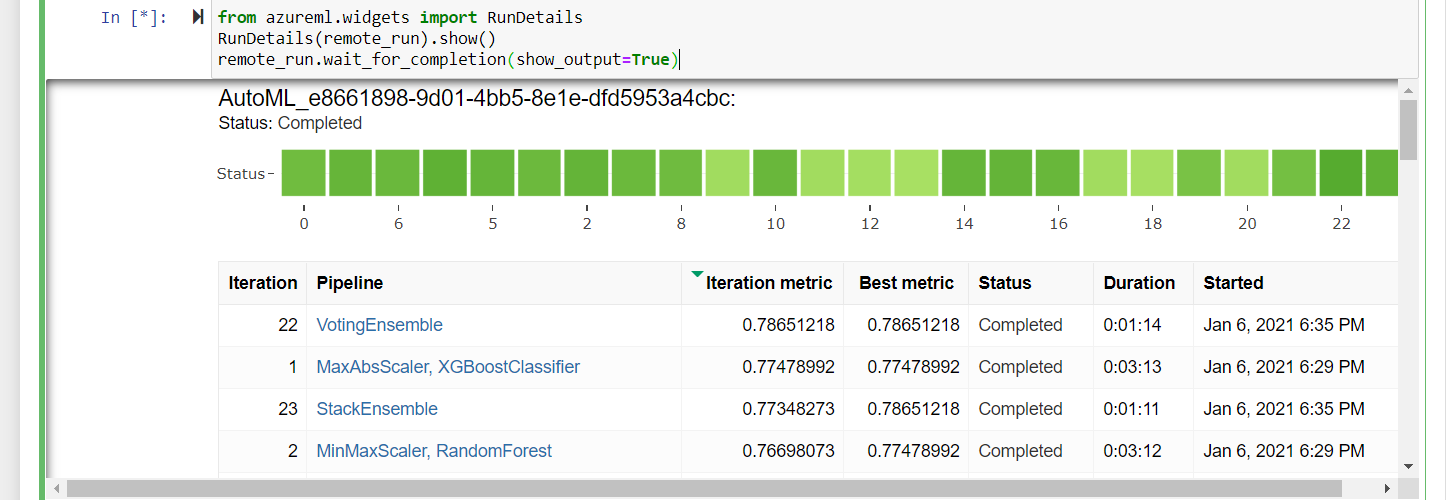 AutoMLRundetails