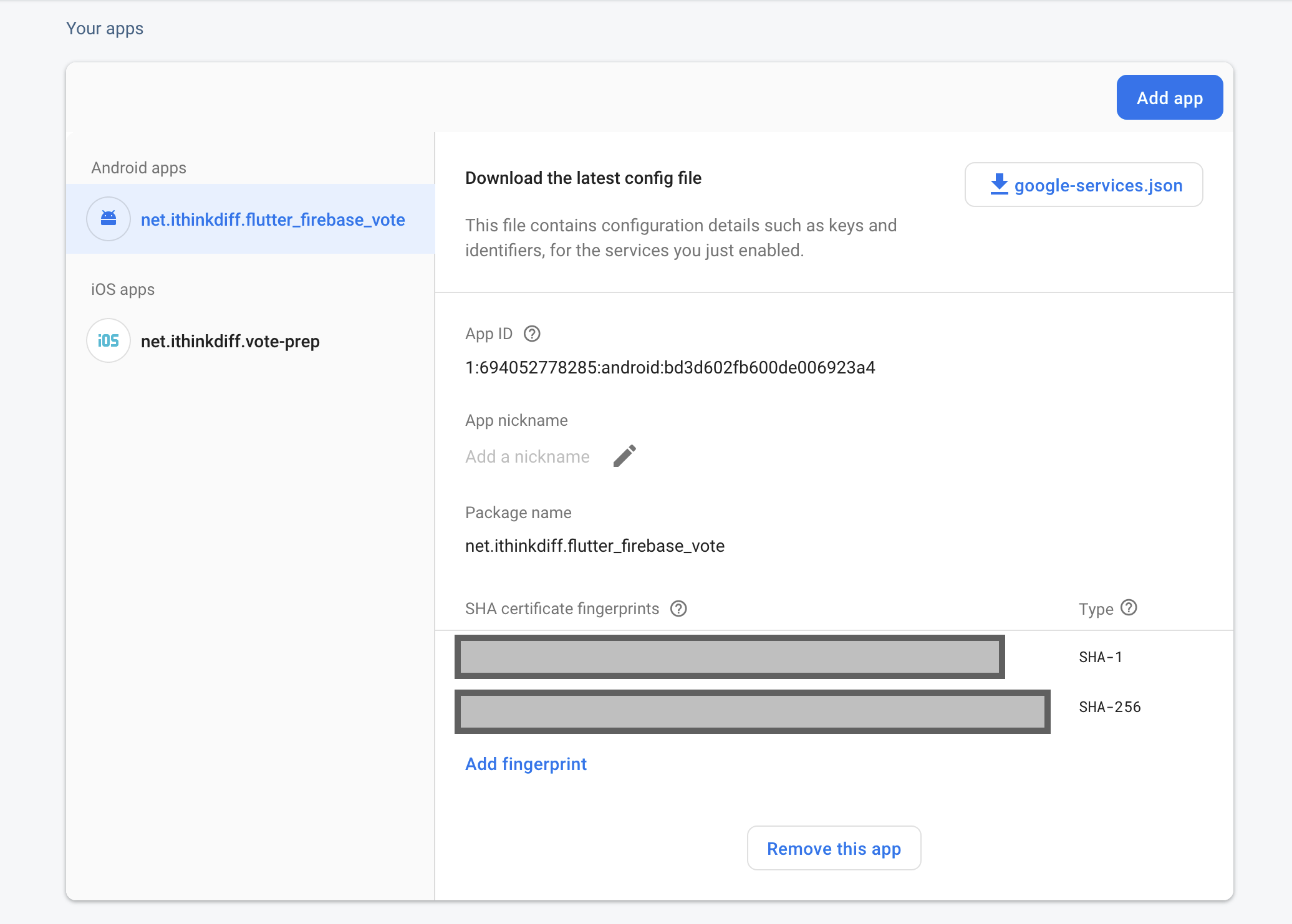 Firebase auth