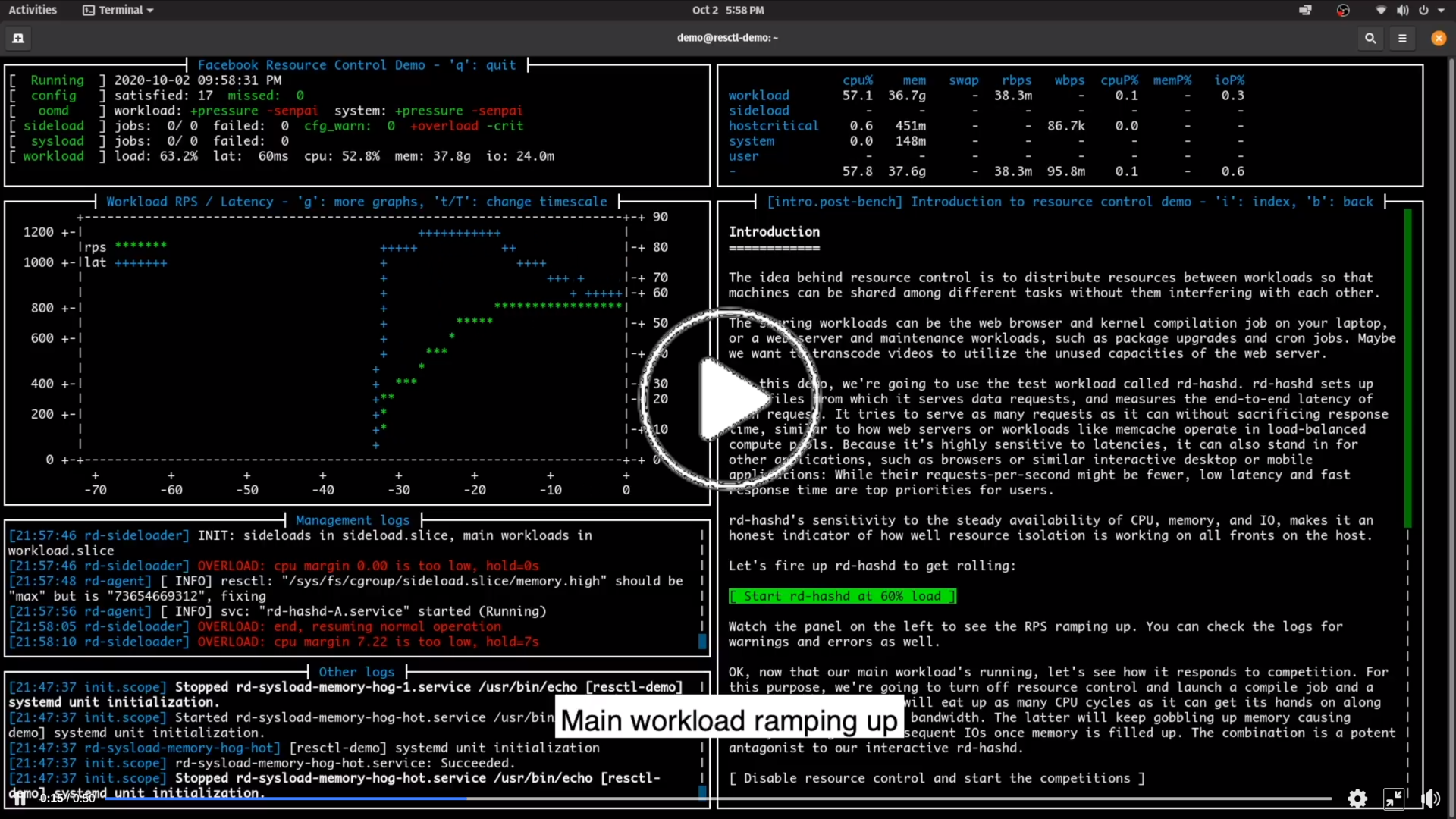 resctl-demo in action