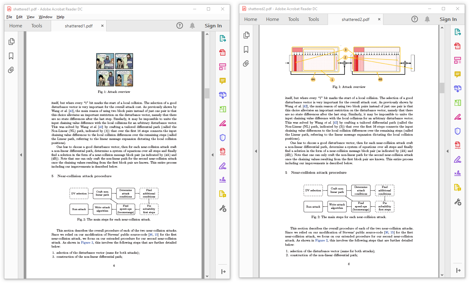 the Shattered paper using a colliding JPG in a figure