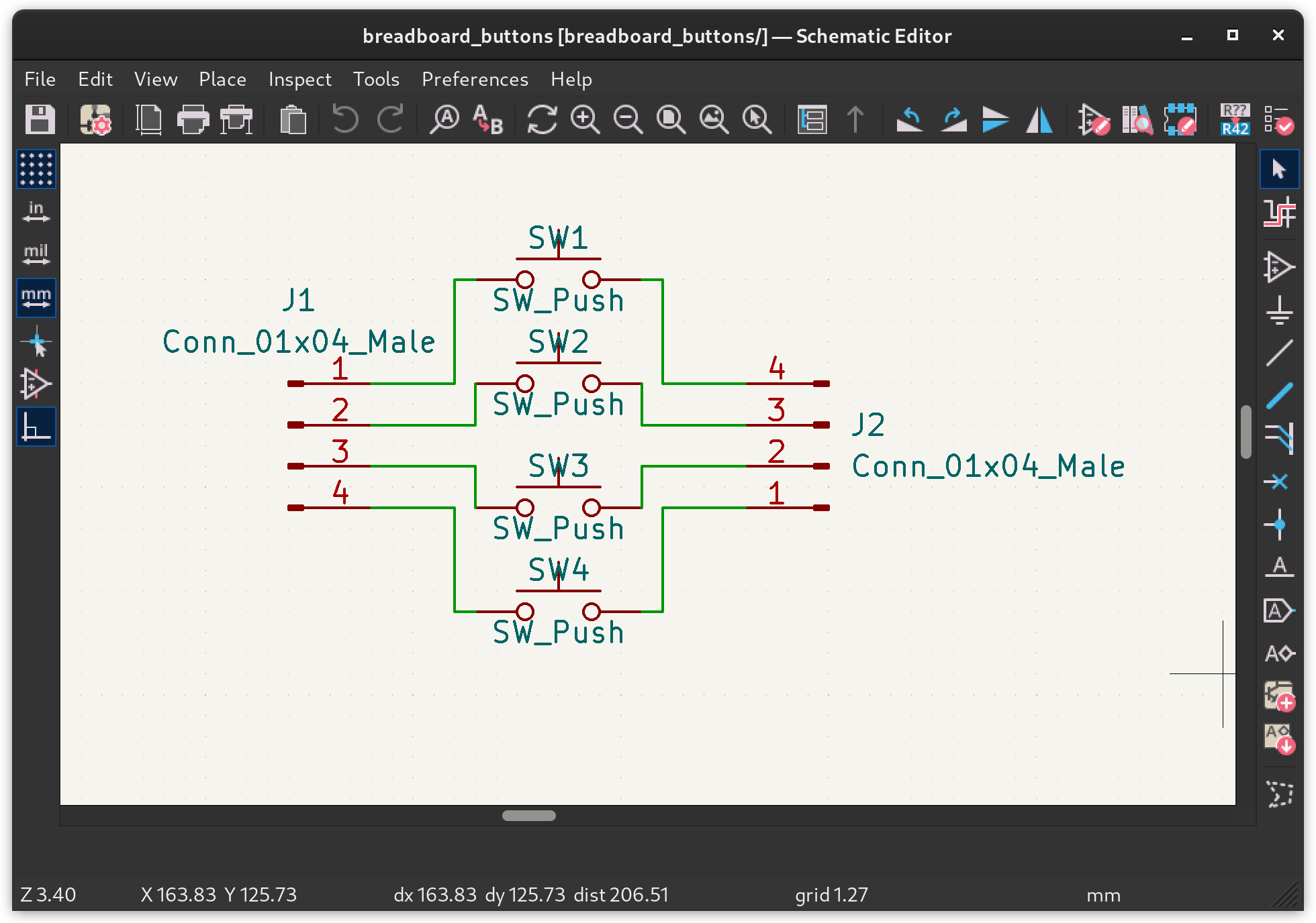 breadboard schematic