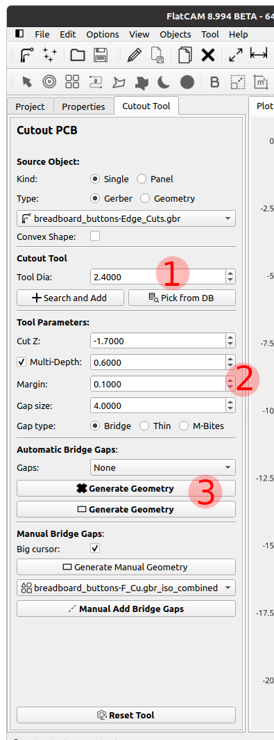 flatcam cutout tool