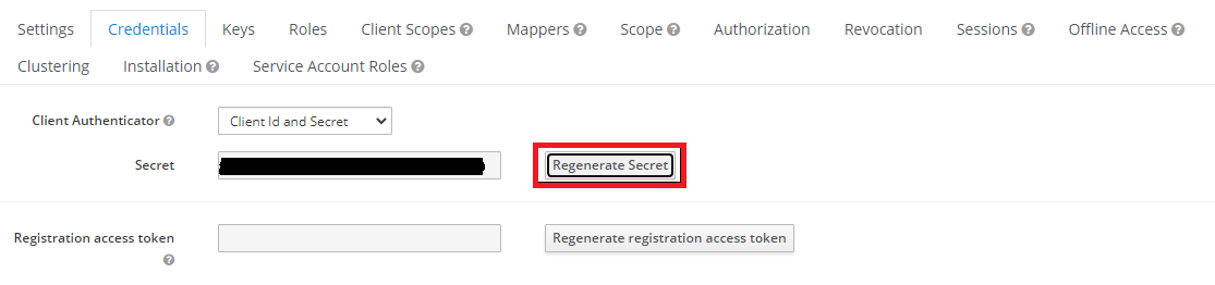 Generate secret key