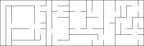 Recursive Division with Rooms Maze