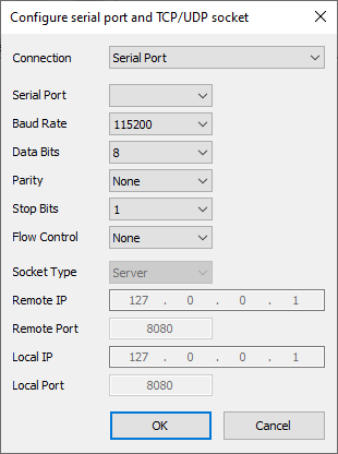 Configure dialog