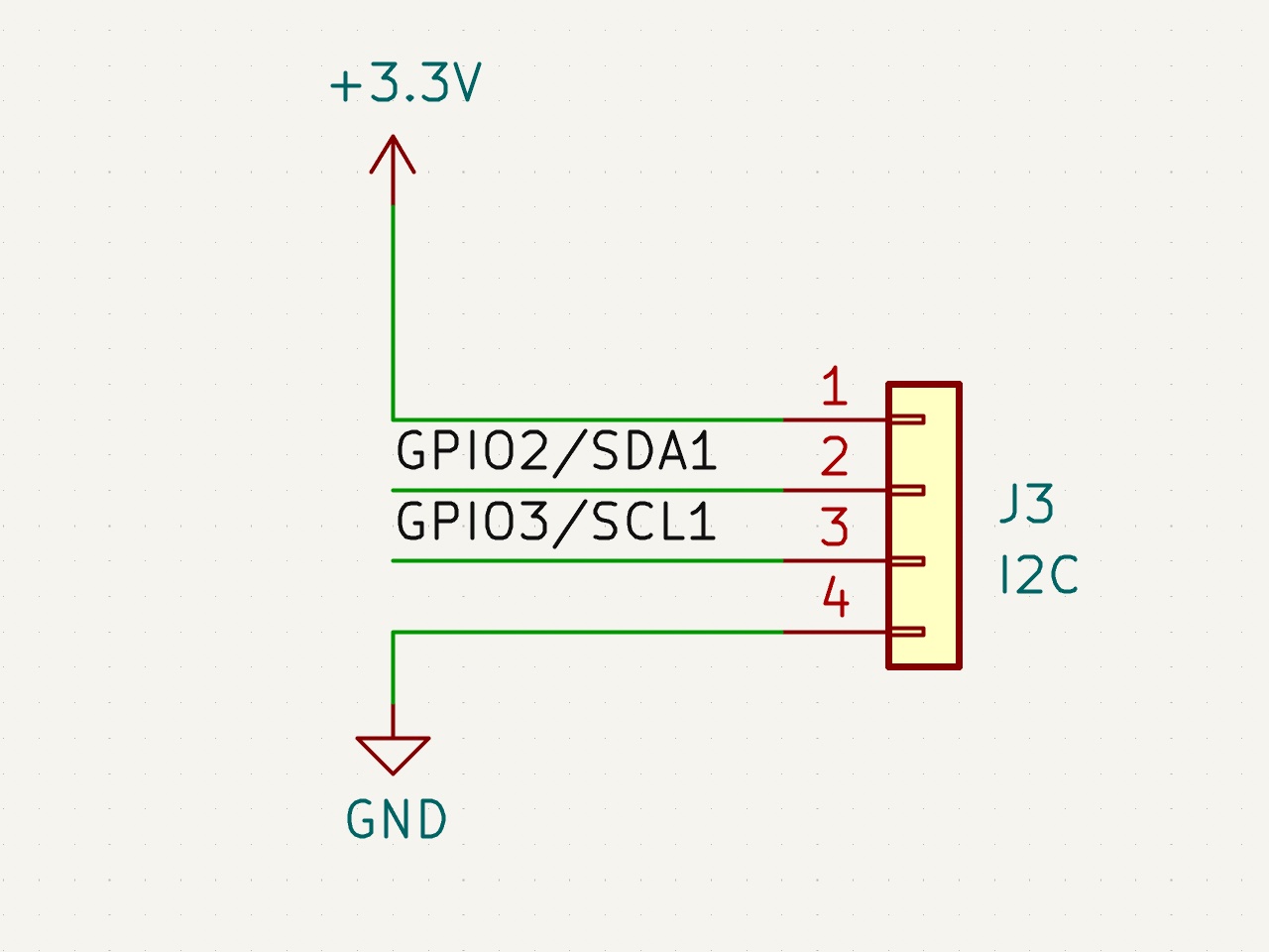 I2C Header Schematic