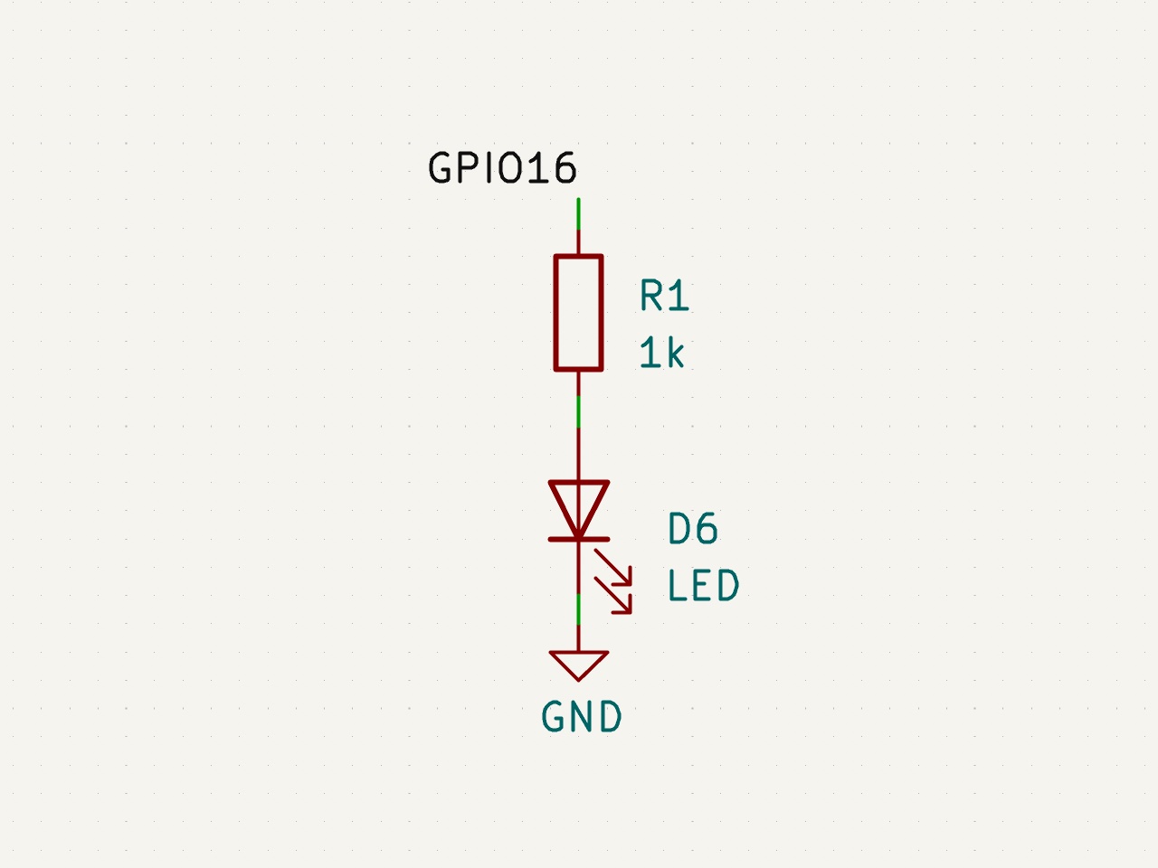 Indicator LEDs Schematic