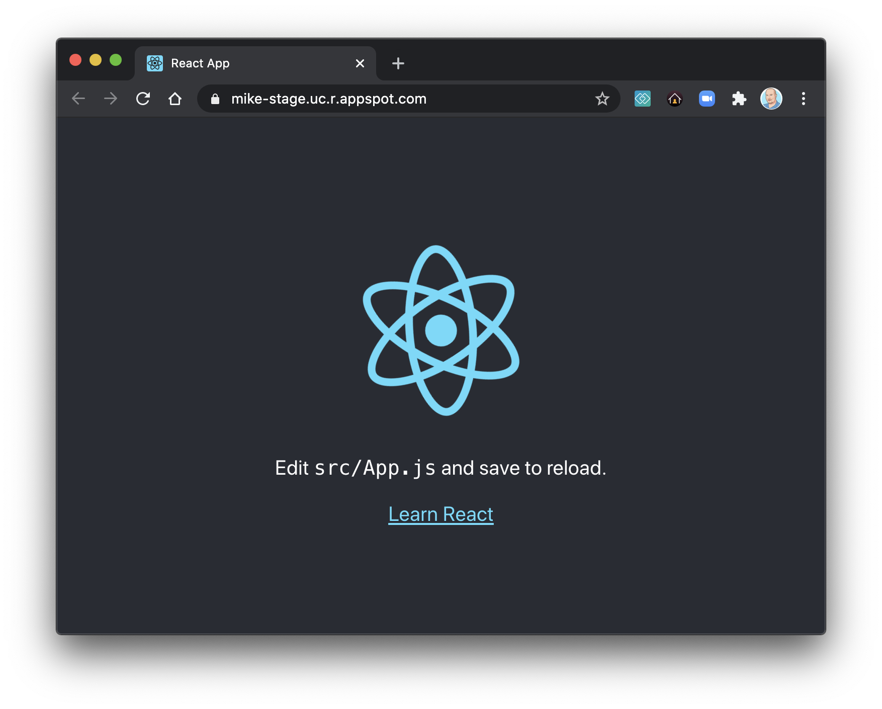 App Engine React Demo