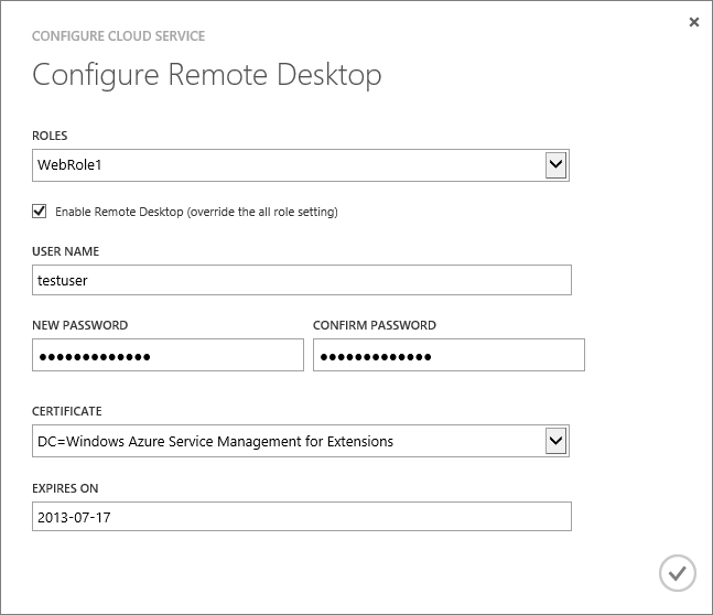 Cloud services remote